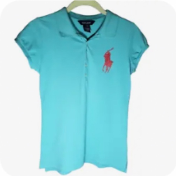 Polo Ralph Lauren Other - Polo Ralph Laurent polo Turquoise youth size Large